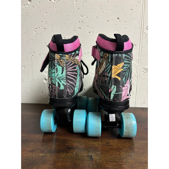 SRF Vision Canvas Blue Pink Quad Recreational Roller Blade Skates UK 3 US 4 - Picture 4 of 8